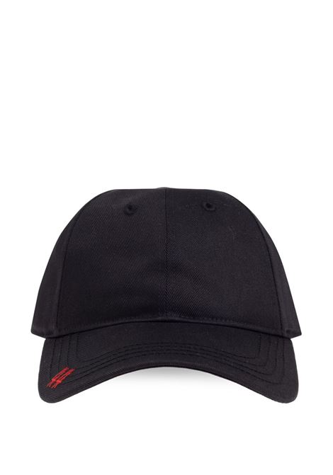 Black logo-embroidered cap 44 label group - men